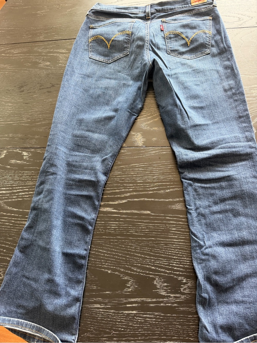 Joe's Jeans Blue Denim with Yellow Stitching